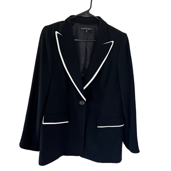 Lafayette 148 New York Jackets & Blazers - Lafayette 148 Delfino Blazer Black size 12